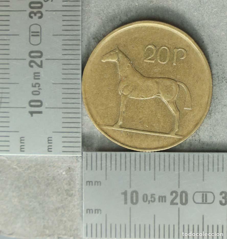 Monedas antiguas de Europa: MONEDA. 20 Pence - Irlanda - 1986
