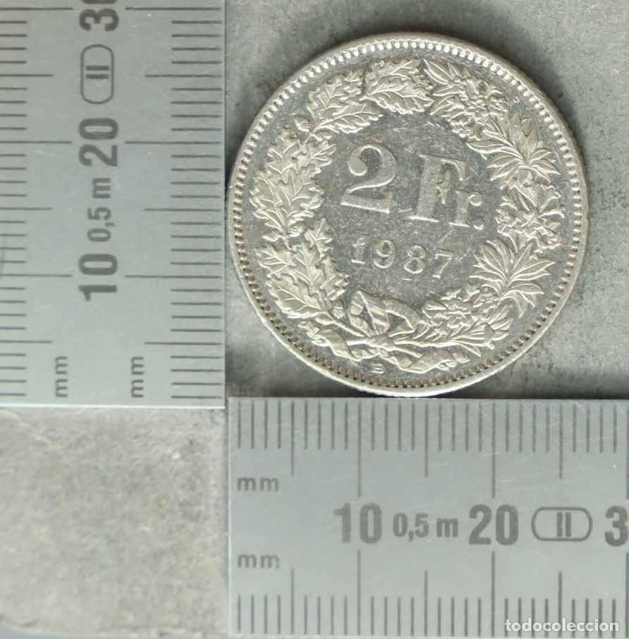 Monedas antiguas de Europa: MONEDA. 2 Francos - Suiza - Helvetia - 1987