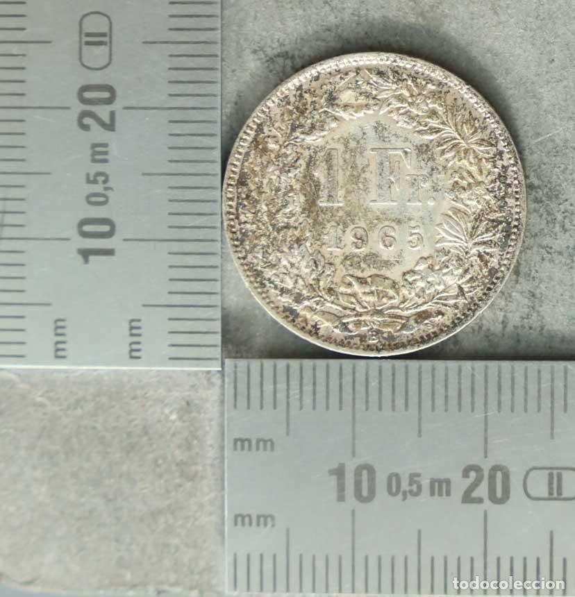 Monedas antiguas de Europa: MONEDA. 1 Franco - Suiza - 1965