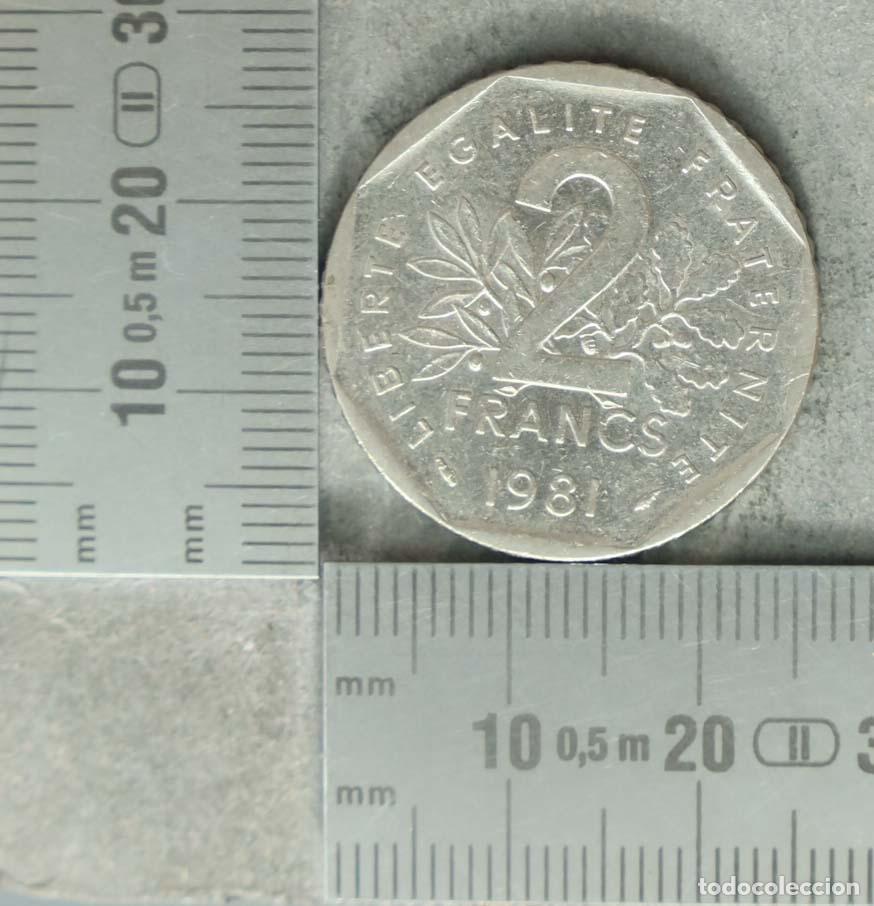 Monedas antiguas de Europa: MONEDA. 2 Francos - Francia - 1981