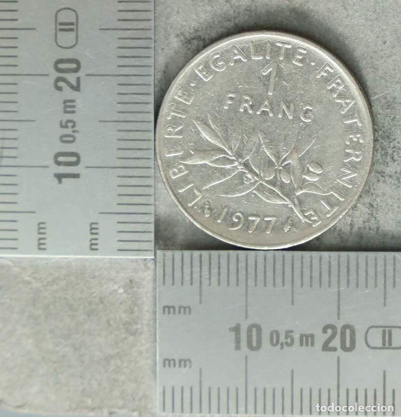 Monedas antiguas de Europa: MONEDA. 1 Franco - Francia - Semeuse - 1977