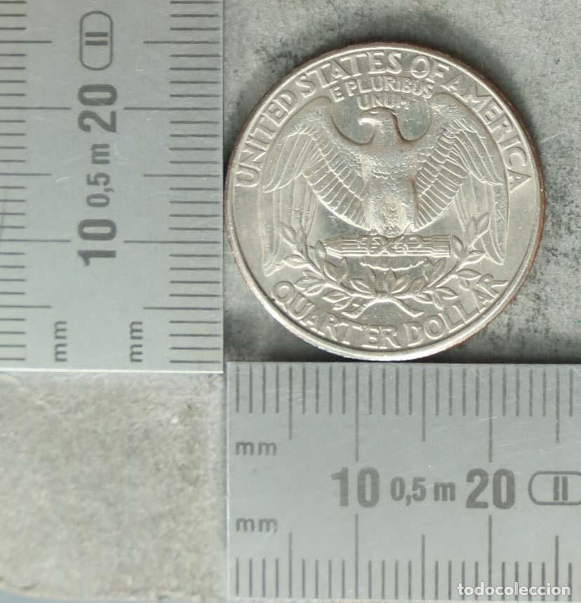 Monedas antiguas de Europa: MONEDA. Quarter Dollar - USA - Washington Quarter - 1998