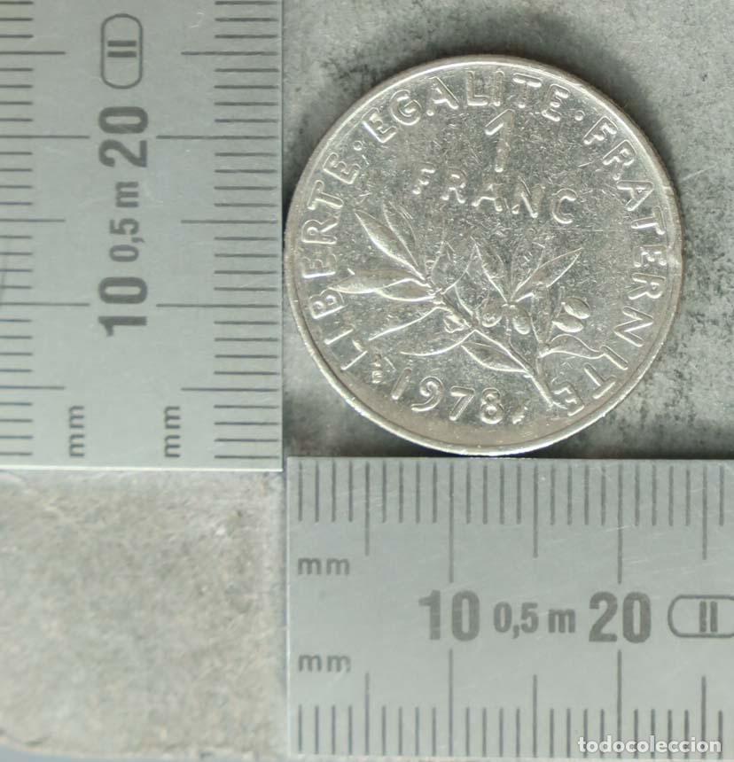 Monedas antiguas de Europa: MONEDA. 1 Franco - Francia - La Semeuse - 1978