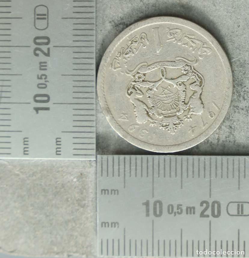 Monedas antiguas de Europa: MONEDA. 1 Dirham - Marruecos - Has&aacute;n II - 1974