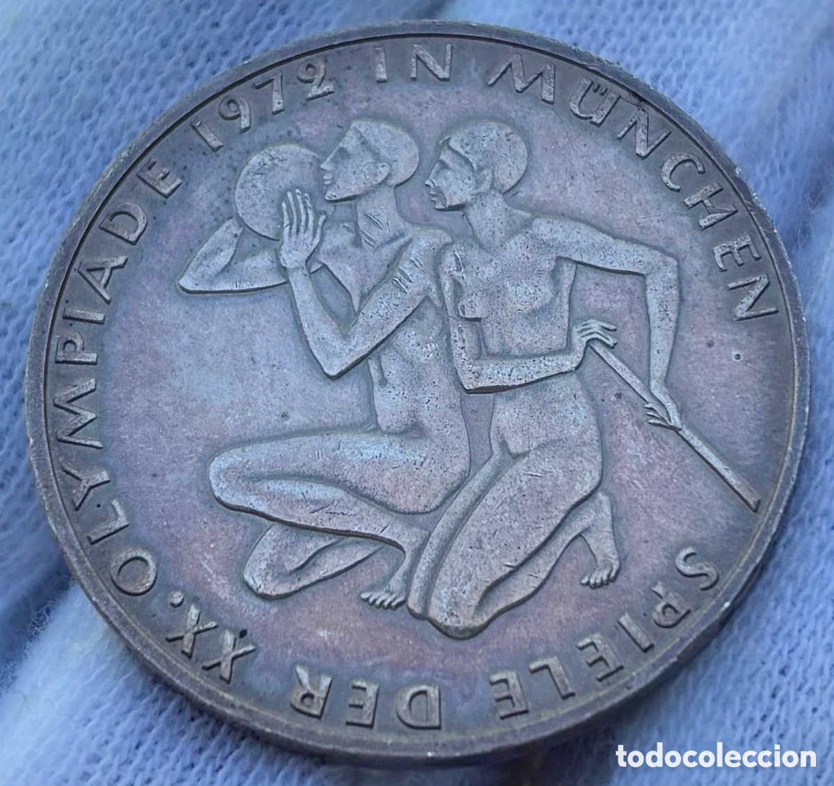 Monedas antiguas de Europa: Moneda PLATA ALEMANIA 10 Marcos 1972-J Mark