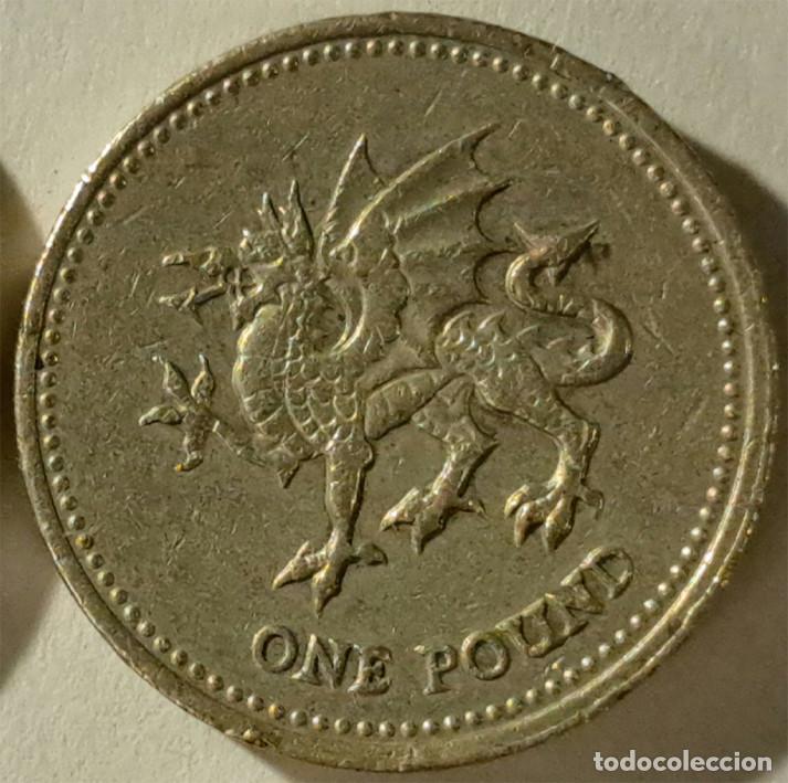 Monedas antiguas de Europa: Reino Unido UK 1 libra/pound 2000 KM#1005 - Circulada