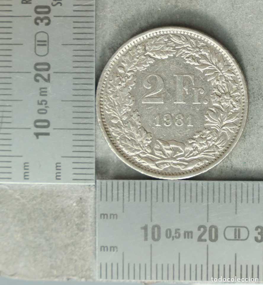 Monedas antiguas de Europa: MONEDA. 2 Francos - Suiza - 1981
