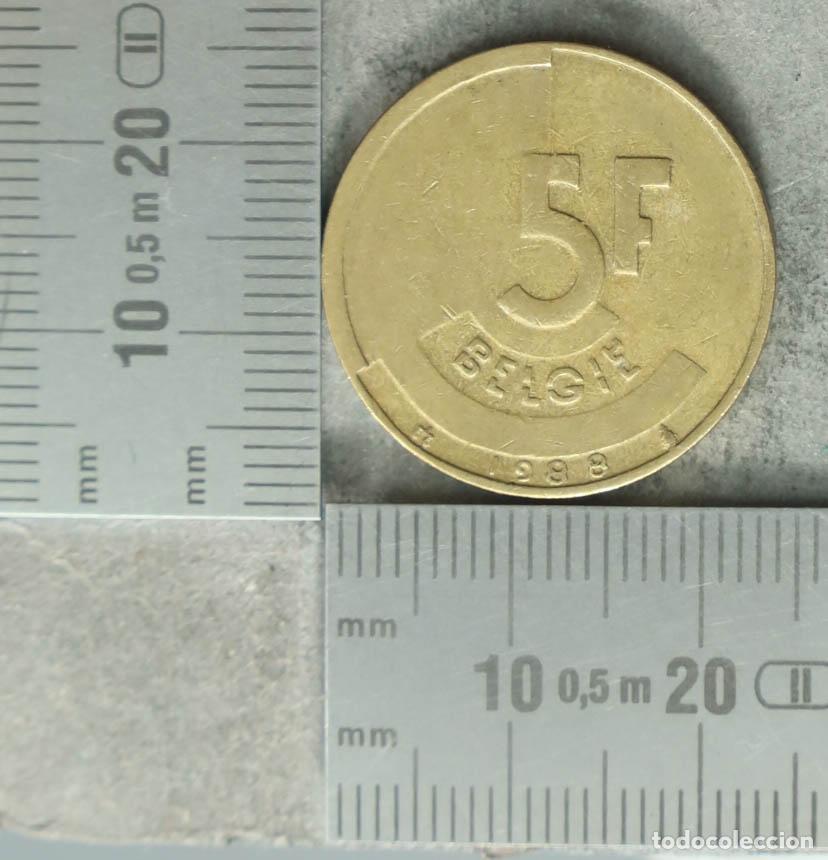 Monedas antiguas de Europa: MONEDA. 5 Francos - B&eacute;lgica - Balduino I - 1988 - Foto 1
