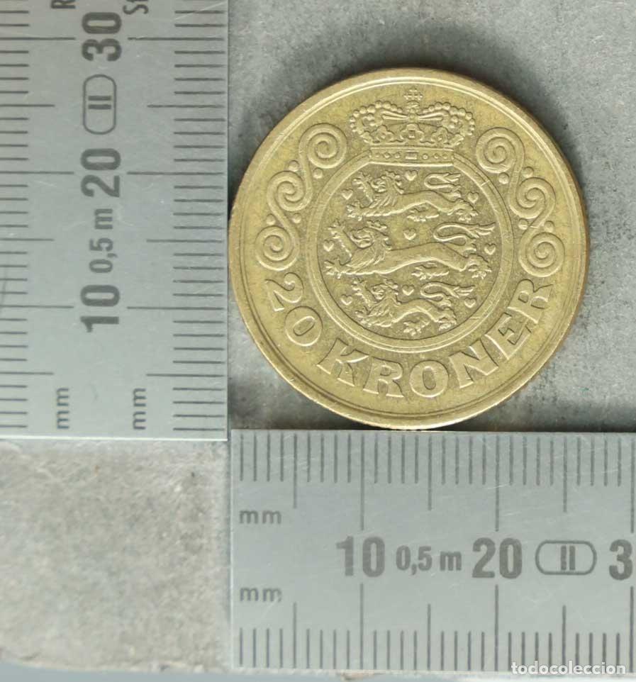 Monedas antiguas de Europa: MONEDA. 20 Kroner - Dinamarca - Margrethe II - 1991