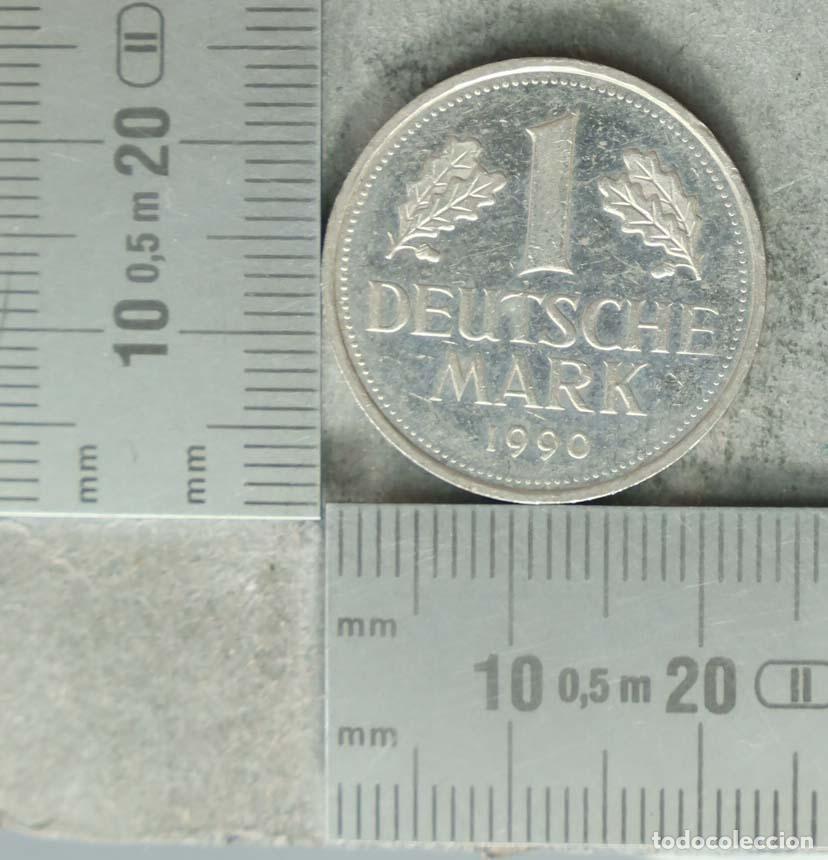 Monedas antiguas de Europa: MONEDA. 1 Deutsche Mark - Alemania - Rep&uacute;blica Federal - 1990