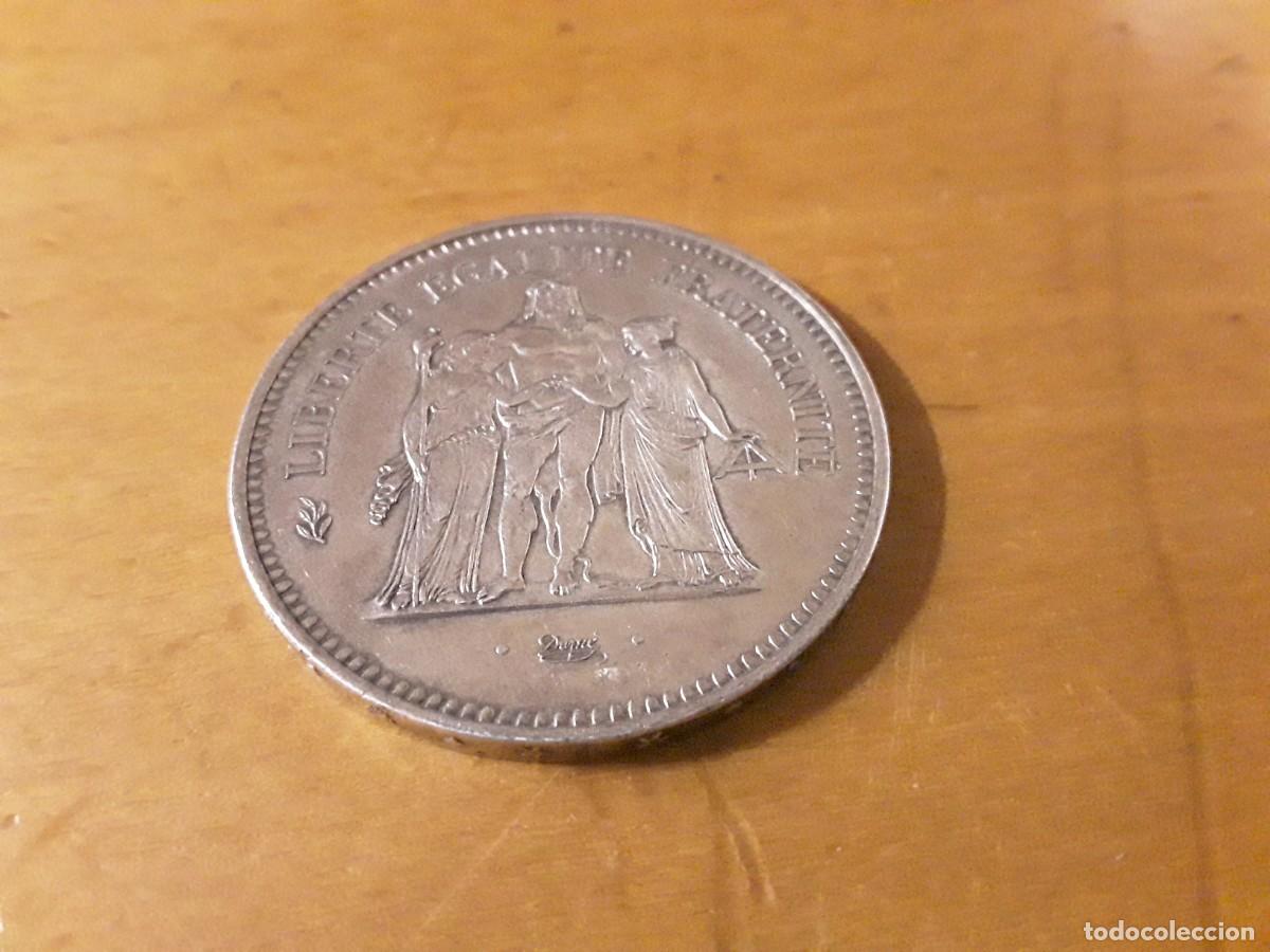 Monedas antiguas de Europa: FRANCIA - 50 FRANCOS DE PLATA A&Ntilde;O 1977