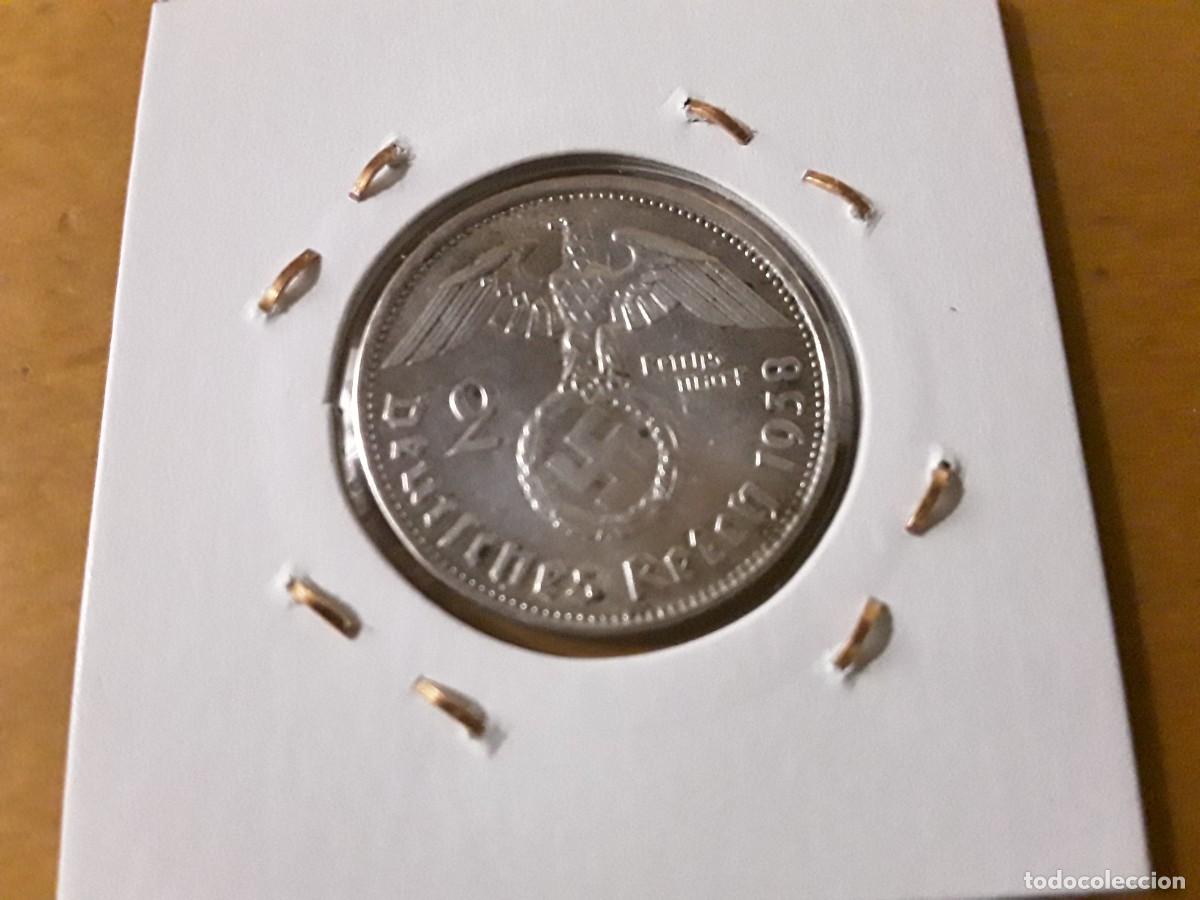 Monedas antiguas de Europa: ALEMANIA III REICH - 2 REICHSMARK DE PLATA A&Ntilde;O 1938 B.