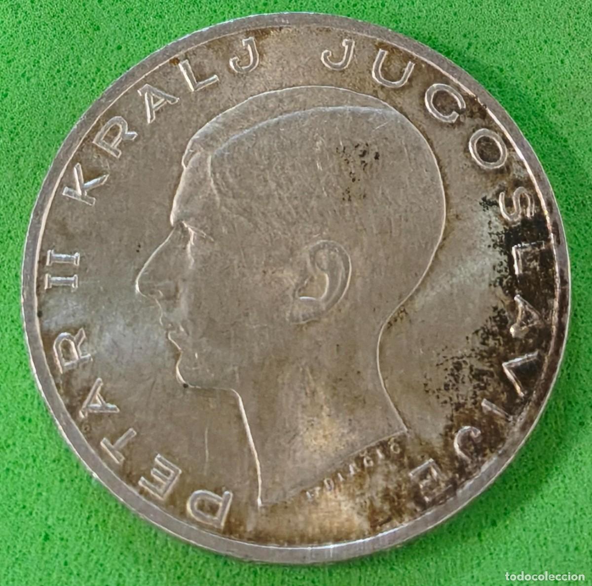 Monedas antiguas de Europa: YUGOSLAVIA A&Ntilde;O 1938 PEDRO I 20 DINARA PLATA (750). PESO 9,00 GR OFERTA