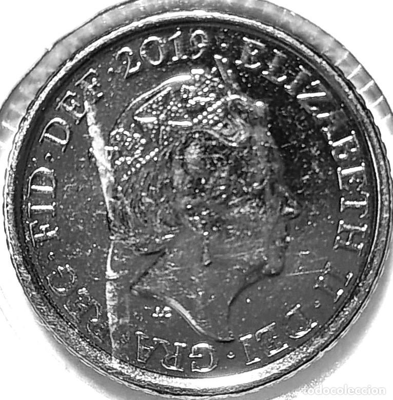 Monedas antiguas de Europa: REINO UNIDO (1982-2022) - 5 PENIQUES 2019 - REINA ISABEL II - A - 3,25 GR. ACERO BA&Ntilde;ADO EN NIQUEL