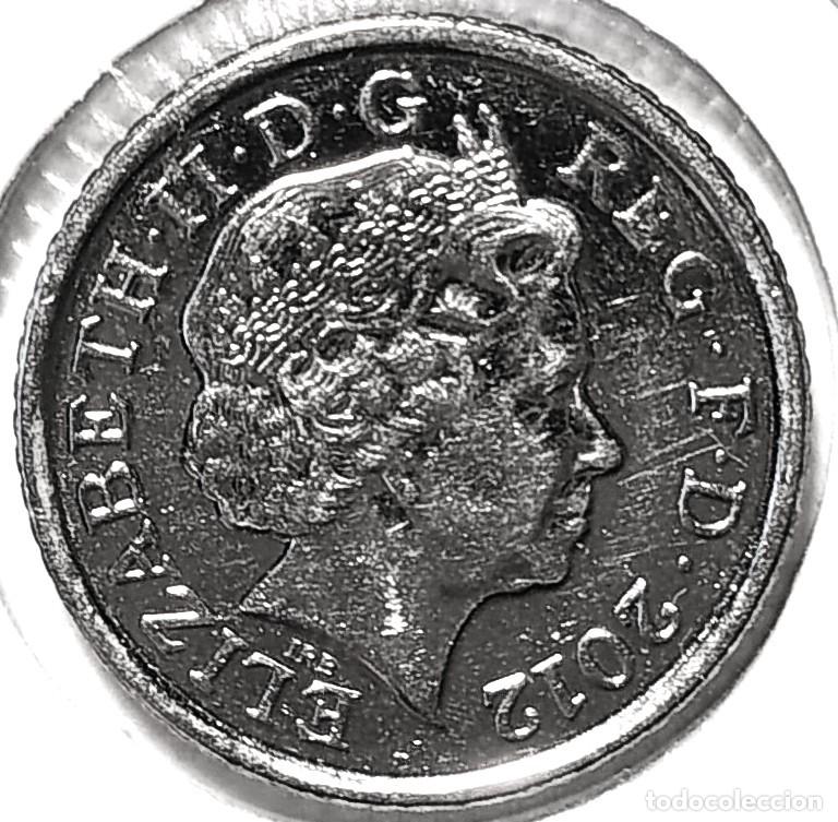 Monedas antiguas de Europa: REINO UNIDO (1982-2022) - 5 PENIQUES 2012 - REINA ISABEL II - A - 3,25 GR. ACERO BA&Ntilde;ADO EN NIQUEL
