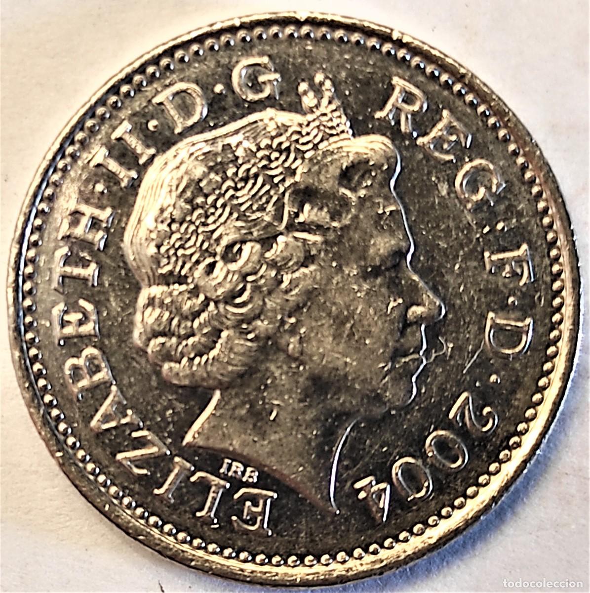 Monedas antiguas de Europa: REINO UNIDO (1982-2022) - 10 PENIQUES 2004 - REINA ISABEL II - A - 6,50 GR. CUPRONIQUEL