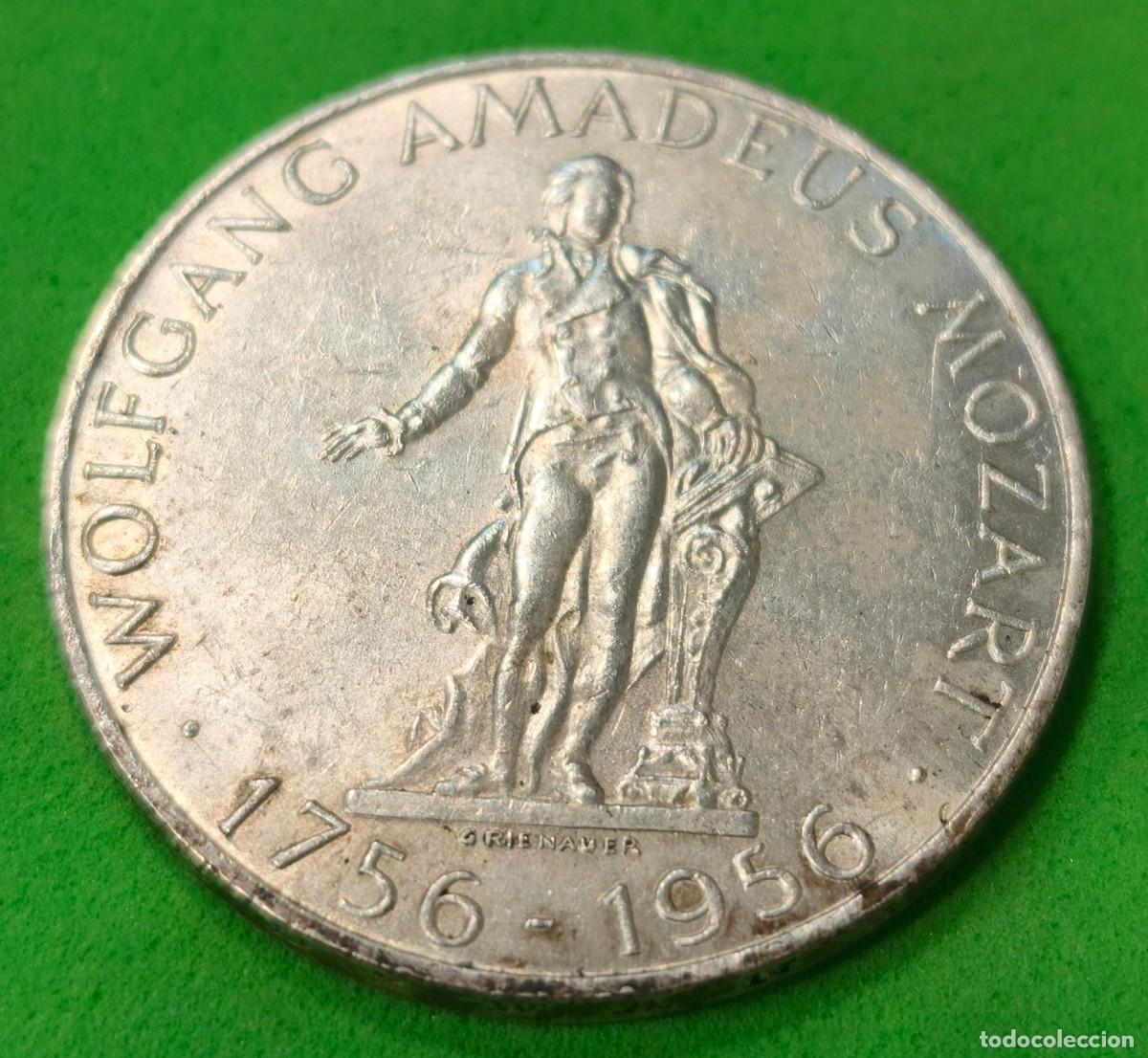 Monedas antiguas de Europa: AUSTRIA. A&Ntilde;O 1956. 25 SCHILLING PLATA (800). PESO 12,9 GR