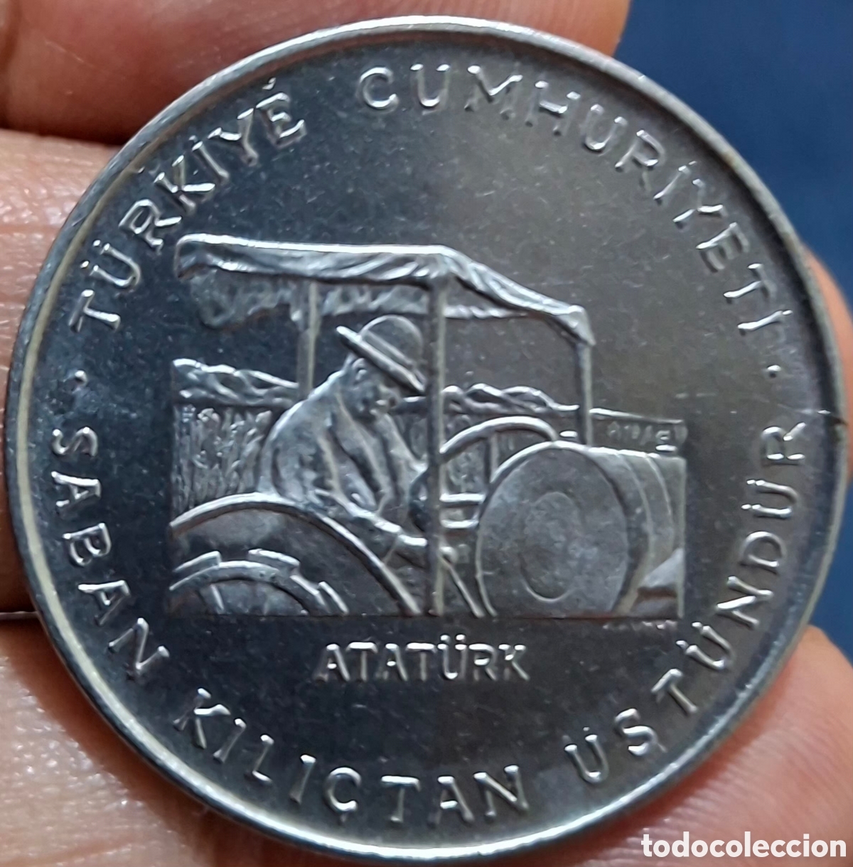 Monedas antiguas de Europa: Moneda Turquia,1.970, 2 1/2 Lira,UNC.