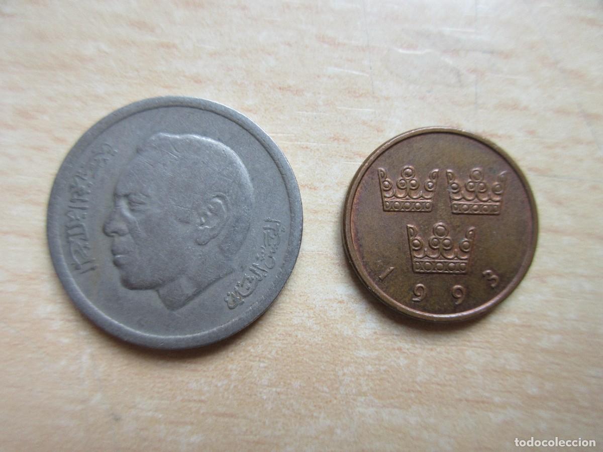 Monedas antiguas de Europa: 2 monedas diferentes pa&iacute;ses