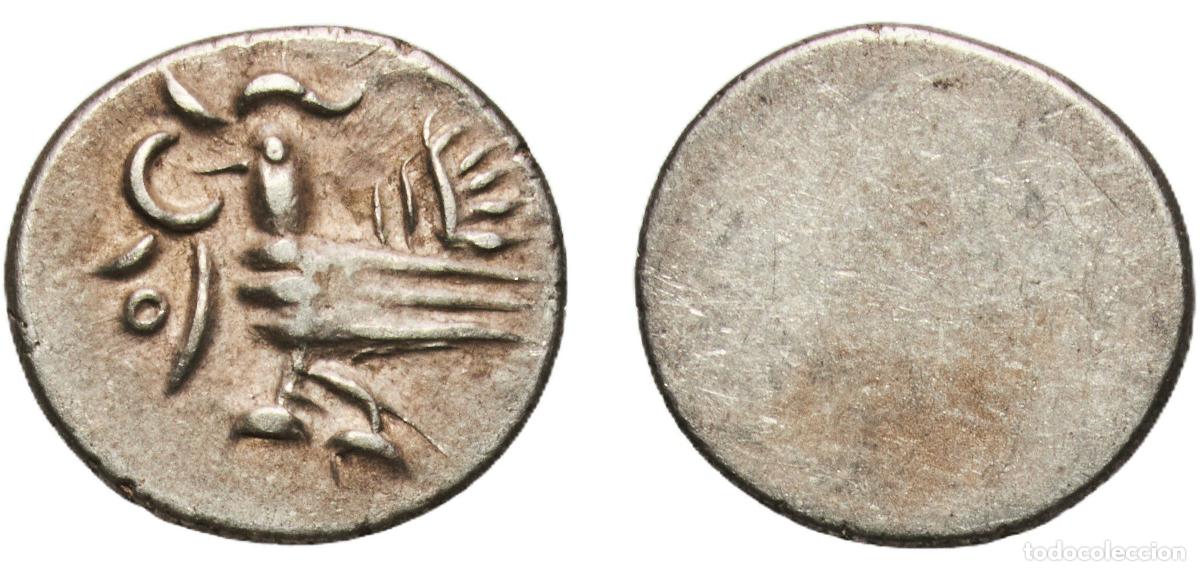 Monedas antiguas de Europa: Cambodia Kingdom ND (1847-1860) 2 Pe / &frac12; Fuang Silver 1.53g AU KM 7.1