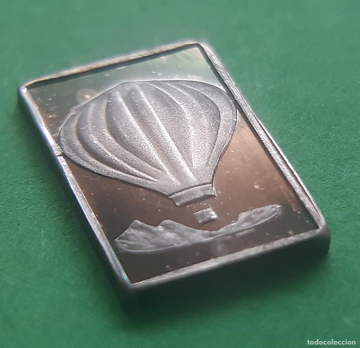 Monedas antiguas de Europa: ❤(PLATA 0.999)(1, 90 GRAMOS)❤ LINGOTE AIDIP DE 1,90 GRAMOS DE PLATA PURA ESPERANTO 1979