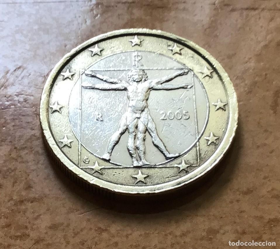 Monedas antiguas de Europa: 1 euro de Italia. A&ntilde;o 2005