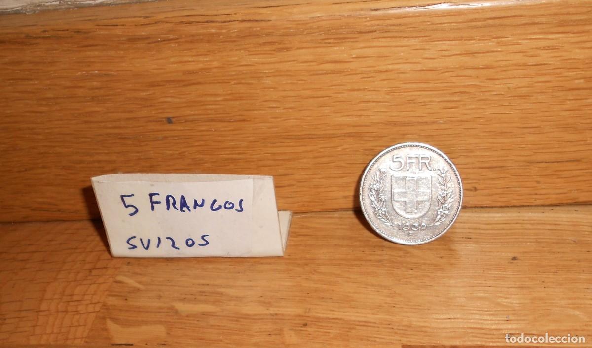 Monedas antiguas de Europa: MONEDA 5 FRANCO SUIZO 1932 ( SUIZA ) - DISPONGO de mas MONEDAS - 1&euro;y+