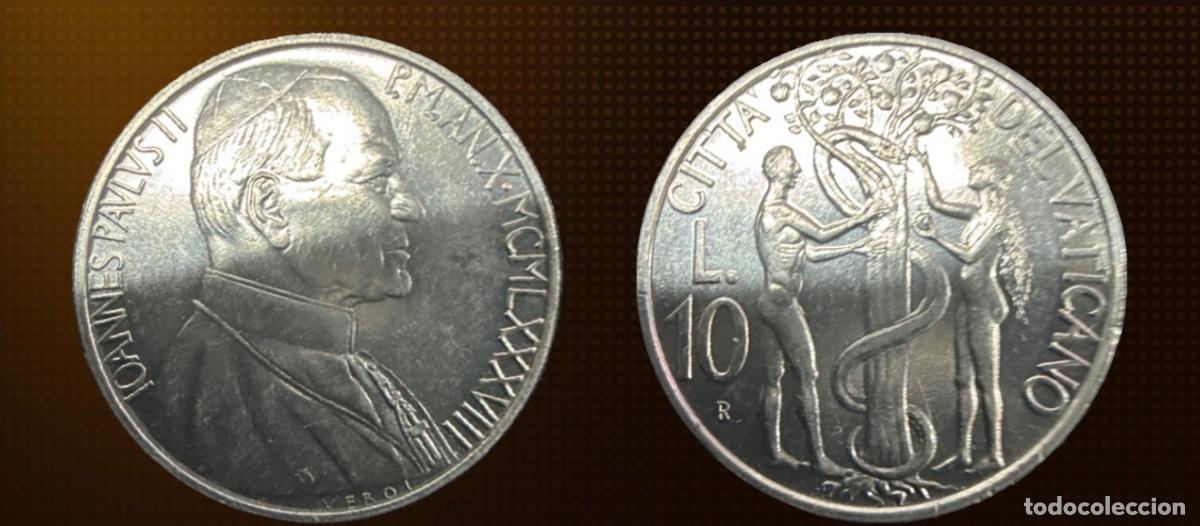 Monedas antiguas de Europa: Ciudad de Vaticano 1988 10 liras