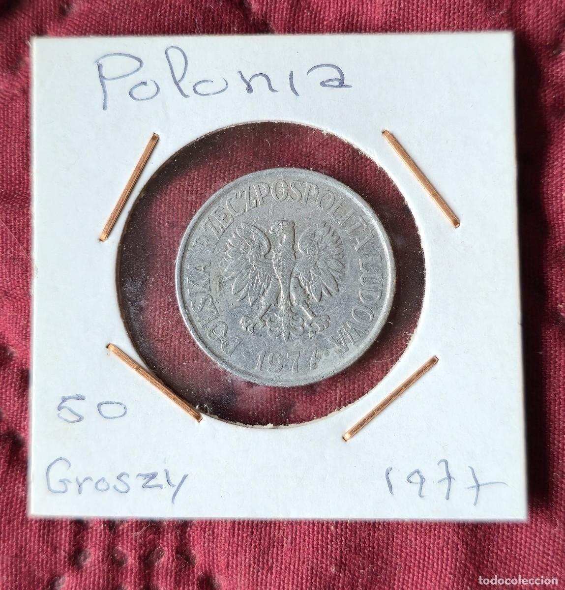 Monedas antiguas de Europa: MONEDA DE POLONIA 1977 - 50 GROSZY - MONEDA ENCARTONADA