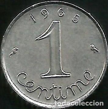 Monedas antiguas de Europa: FRANCIA 1965 - 1 CENTIME - KM 928 - CIRCULADA