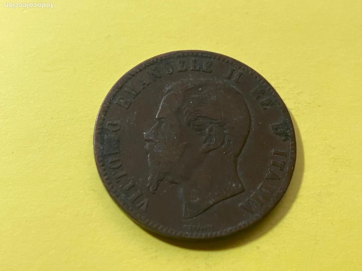 Monedas antiguas de Europa: Italia - 10 centesimi 1863
