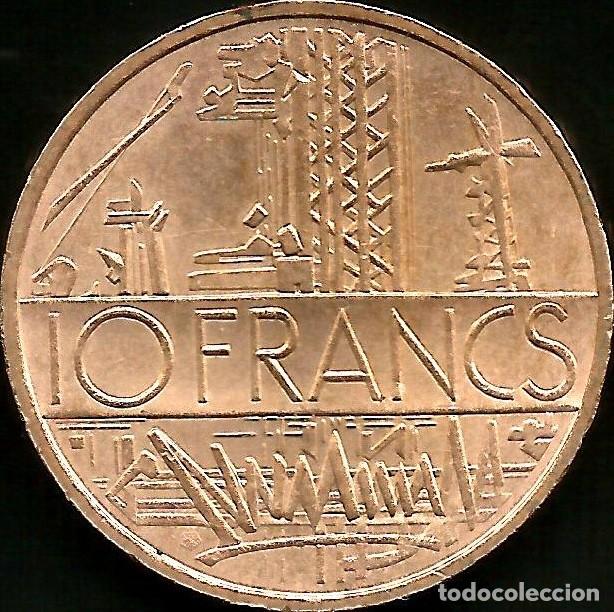 Monedas antiguas de Europa: FRANCIA 1976 - 10 FRANCS - KM 940 - CIRCULADA