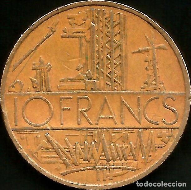 Monedas antiguas de Europa: FRANCIA 1978 - 10 FRANCS - KM 940 - CIRCULADA