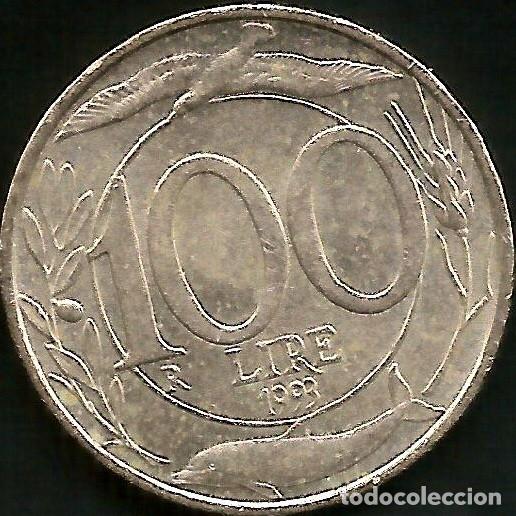 Monedas antiguas de Europa: ITALIA 1993 - 100 LIRE - KM 159 - CIRCULADA