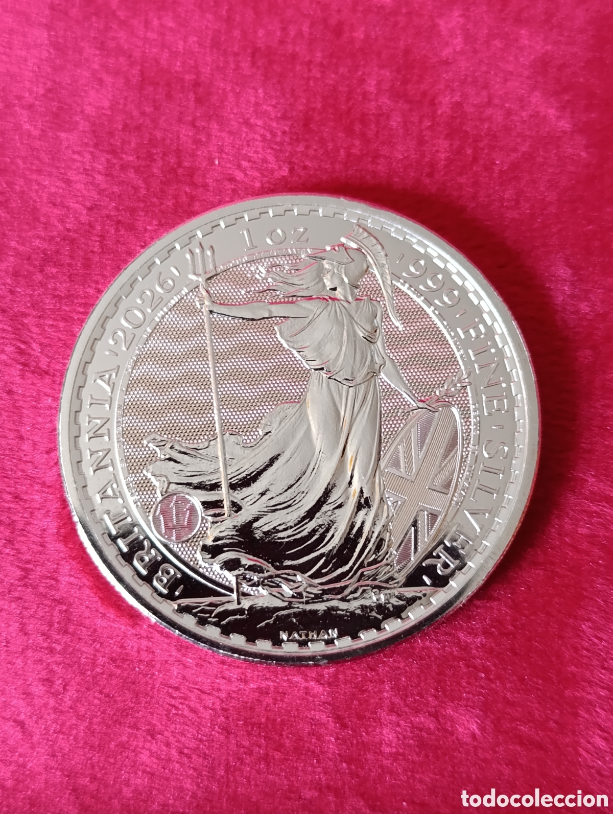 Monedas antiguas de Europa: BRITANNIA &rdquo;3&rdquo;, 1 OZ ag999