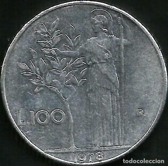 Monedas antiguas de Europa: ITALIA 1978 - 100 LIRE - KM 96.1 - CIRCULADA