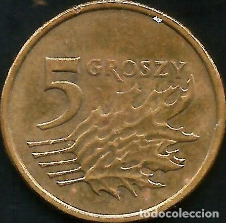 Monedas antiguas de Europa: POLONIA 2002 - 5 GROSZY - Y 278 - CIRCULADA