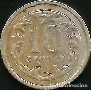 Monedas antiguas de Europa: POLONIA 2003 - 10 GROSZY - Y 279 - CIRCULADA