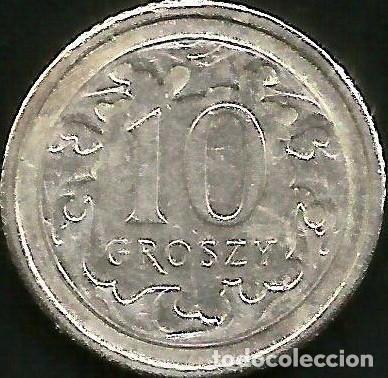 Monedas antiguas de Europa: POLONIA 2014 - 10 GROSZY - Y 279 - CIRCULADA