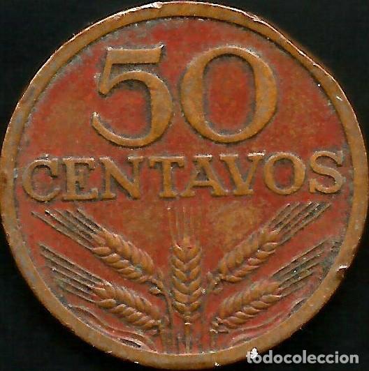 Monedas antiguas de Europa: PORTUGAL 1971 - 50 CENTAVOS - KM 596 - CIRCULADA