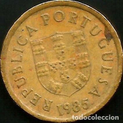 Monedas antiguas de Europa: PORTUGAL 1985 - 1 ESCUDO - KM 614 - CIRCULADA