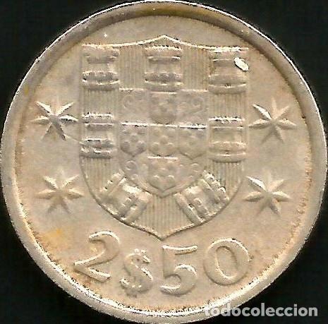 Monedas antiguas de Europa: PORTUGAL 1974 - 2 1/2 ESCUDOS - KM 590 - CIRCULADA