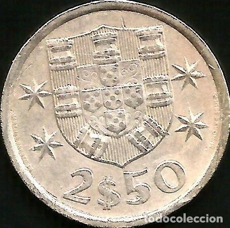 Monedas antiguas de Europa: PORTUGAL 1980 - 2 1/2 ESCUDOS - KM 590 - CIRCULADA