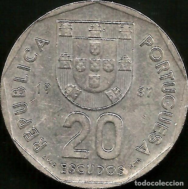 Monedas antiguas de Europa: PORTUGAL 1987 - 20 ESCUDOS - KM 634.1 - CIRCULADA