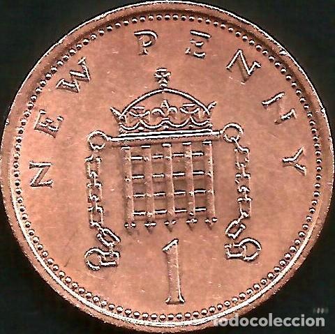 Monedas antiguas de Europa: REINO UNIDO 1976 - 1 PENNY - KM 915 - CIRCULADA