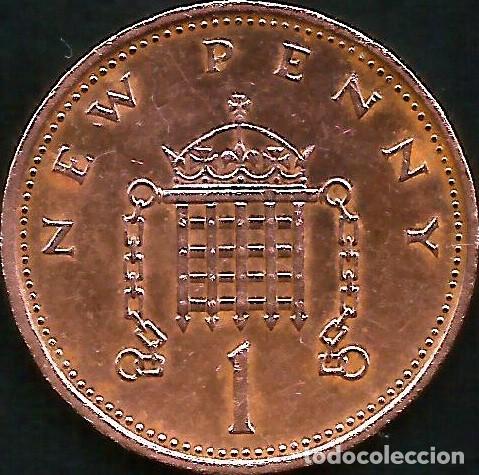 Monedas antiguas de Europa: REINO UNIDO 1980 - 1 PENNY - KM 915 - CIRCULADA