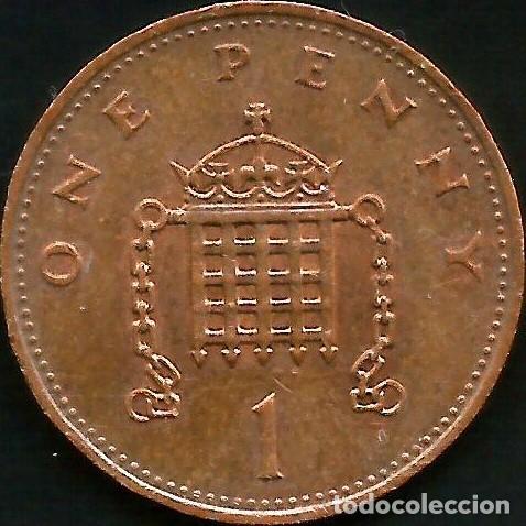 Monedas antiguas de Europa: REINO UNIDO 1984 - 1 PENNY - KM 927 - CIRCULADA