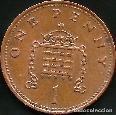 Monedas antiguas de Europa: REINO UNIDO 1985 - 1 PENNY - KM 935 - CIRCULADA