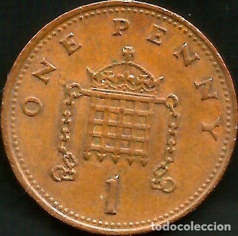 Monedas antiguas de Europa: REINO UNIDO 1987 - 1 PENNY - KM 935 - CIRCULADA