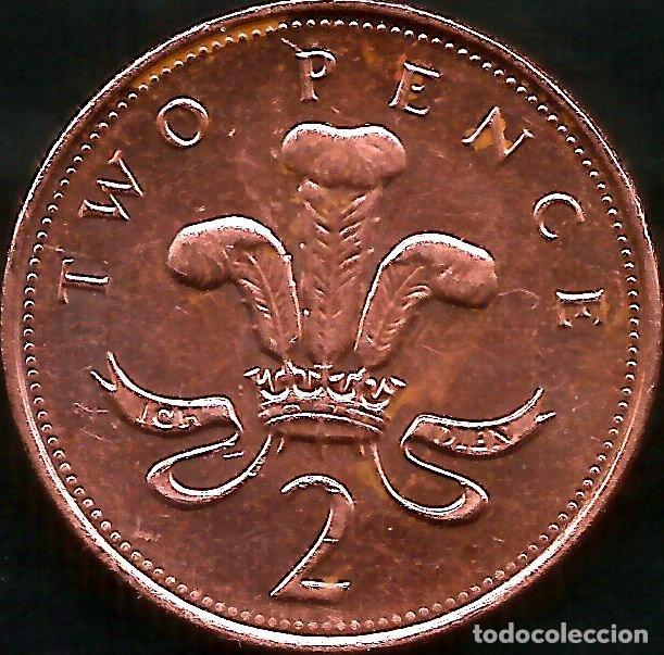 Monedas antiguas de Europa: REINO UNIDO 2001 - 2 PENCE - KM 987 - CIRCULADA